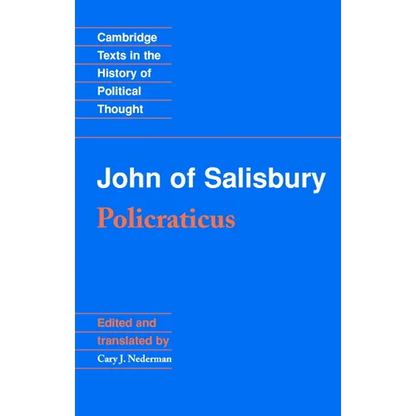 John of Salisbury: Policraticus - Paperback