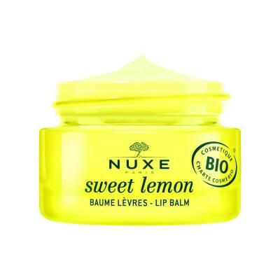Nuxe Sweet Lemon Lip Balm - Natural Vegan Lip Care for Dry Lips