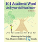 101 Academic Word An 8-year-old Must Know: Write them & Understand them & Use them --- Mastering the Vocabulary That Advances Children's IQ Greatly -- - Paperback