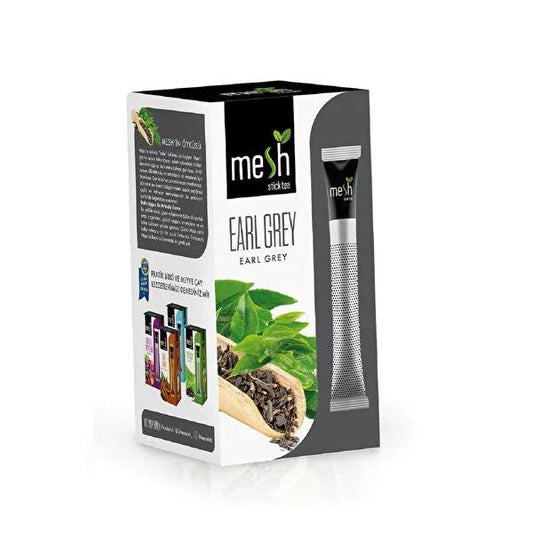 Mesh Stick Earl Grey Tea - 16 Tea Bags, Bergamot Flavor, Gourmet Tea Gift