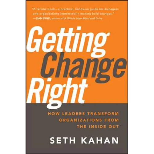 Getting Change Right - Hardcover