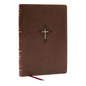 Rsv2ce, Thinline Large Print Catholic Bible, Brown Leathersoft, Comfort Print - Imitation Leather