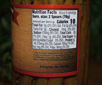 Old-Fashioned Zesty Pickled Asparagus (16oz) | Amish Country Store