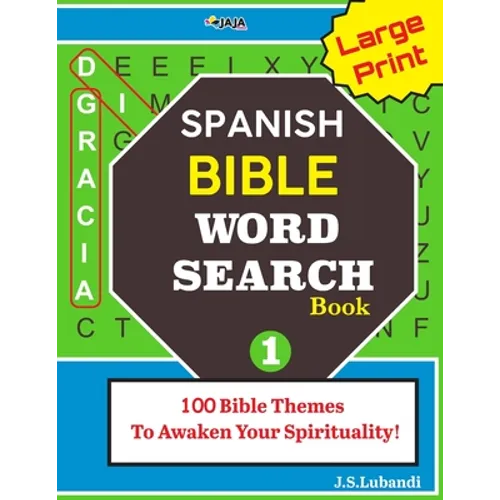 Large Print SPANISH BIBLE Word Search Book - Paperback