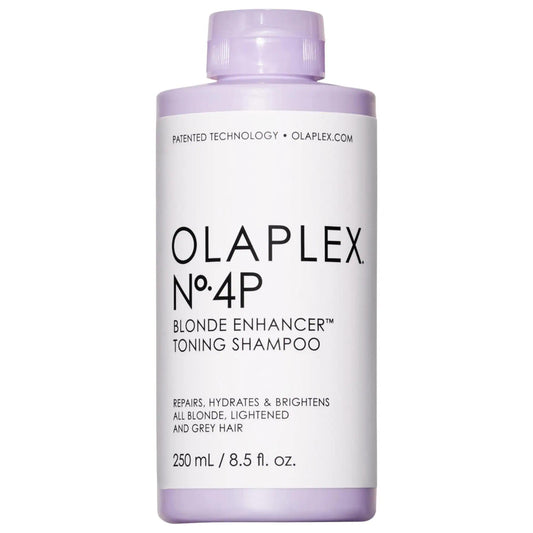 No.4P Blonde Hydrating & Brightening Purple Toning Shampoo by OLAPLEX - Sulfate-Free, Vegan, Color Safe