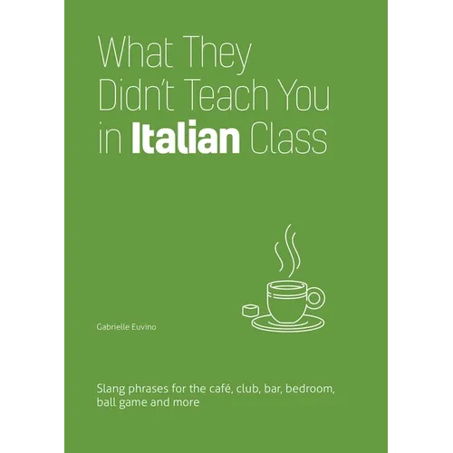 What They Didn't Teach You in Italian Class: Slang Phrases for the Cafe, Club, Bar, Bedroom, Ball Game and More - Paperback