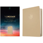 The Message Devotional Bible (Leather-Look, Driftwood Dove): Featuring Notes and Reflections from Eugene H. Peterson - Imitation Leather