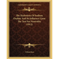 The Hydrolysis Of Sodium Oxalate And Its Influence Upon The Test For Neutrality (1912) - Paperback