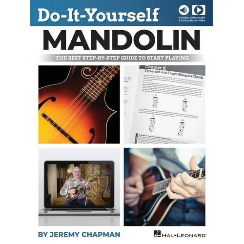 Do-It-Yourself Mandolin: The Best Step-By-Step Guide to Start Playing - Book with Online Audio and Instructional Videos - Paperback