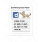 Story Paper: Great For Writing And Drawing Your Story - Paperback