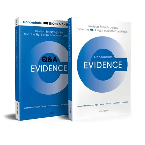 Evidence Revision Concentrate Pack: Law Revision and Study Guide - Paperback