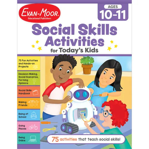 Social Skills Activities for Today's Kids, Age 10 - 11 Workbook - Paperback