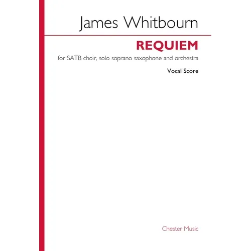 Whitbourn: For Satb Soprano Sax, Orchestra Vocal Score - Paperback