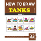 How to Draw Tanks for Kids - Volume 1 - Paperback