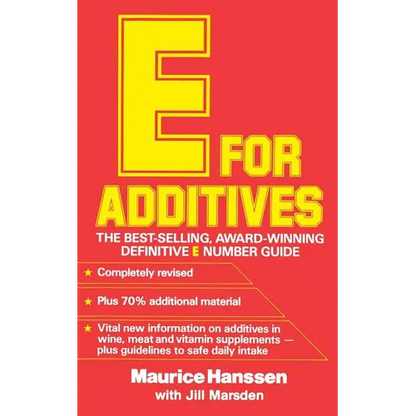 E for Additives - Paperback