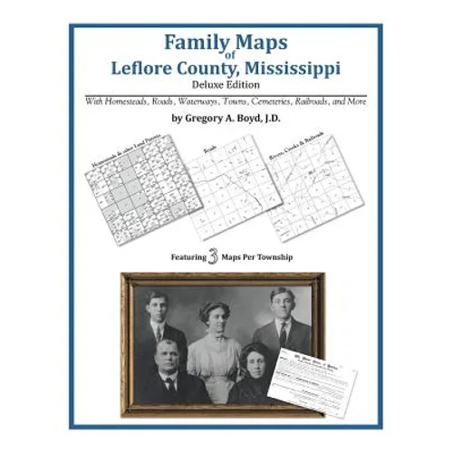 Family Maps of Leflore County, Mississippi - Paperback