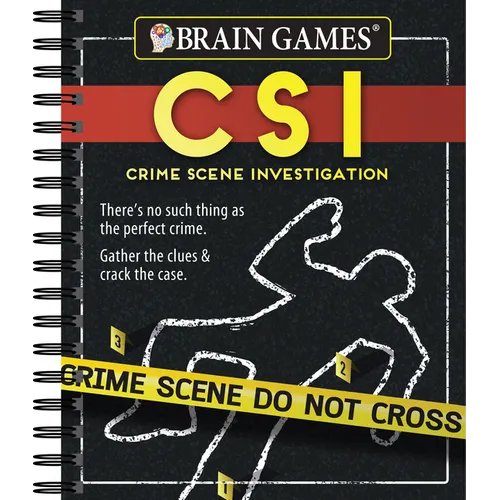 Brain Games - Crime Scene Investigation (Csi) Puzzles - Spiral