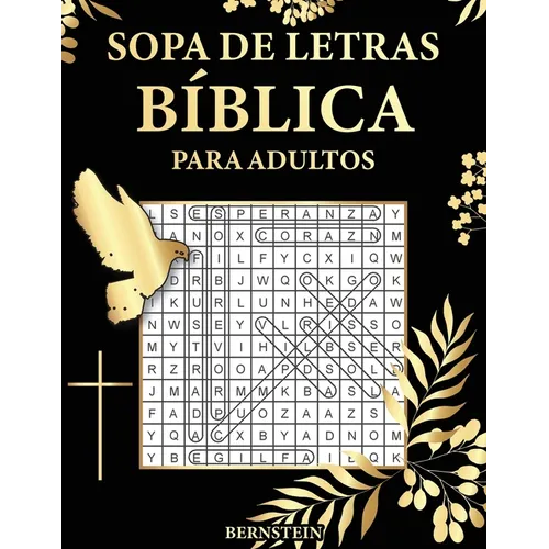 Sopa de letras bíblicas para adultos: 100 Sopa de letras - Con soluciones y letras grandes - Paperback