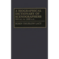 A Biographical Dictionary of Scenographers: 500 B.C. to 1900 A.D. - Hardcover