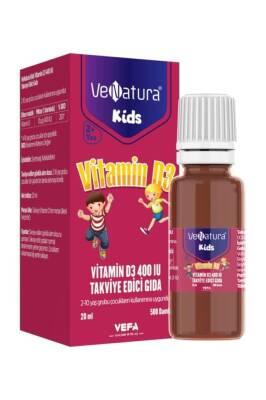 Venatura Kids Vitamin D3 400 IU: Support Bone Health & Immunity - Easy Liquid Drops for Children Ages 2-10