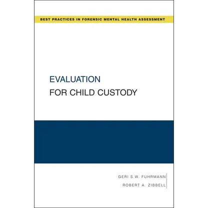Evaluation for Child Custody - Paperback