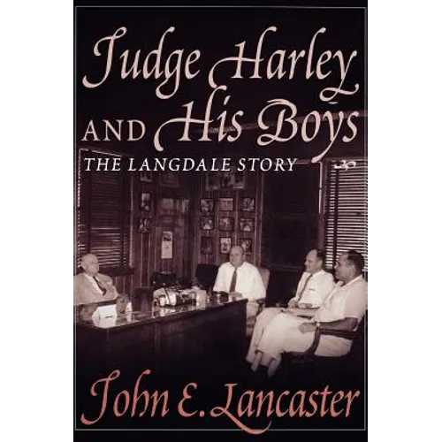 Judge Harley and His Boys - Hardcover