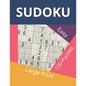 Sudoku Easy: Large Print Sudoku Book - 153 Pages and 120 Puzzles with Solutions - Paperback