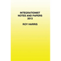 Integrationist Notes and Papers 2013 - Paperback