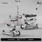 Children's Scooter Multifunctional Music Flash Scooter