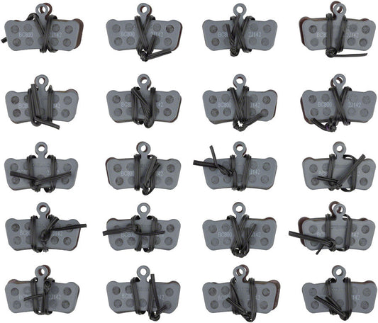 SRAM Disc Brake Pads - Organic Compound Steel Backed Powerful For Trail Guide G2 Box/20 Pair