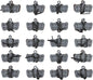 SRAM Disc Brake Pads - Organic Compound Steel Backed Powerful For Trail Guide G2 Box/20 Pair
