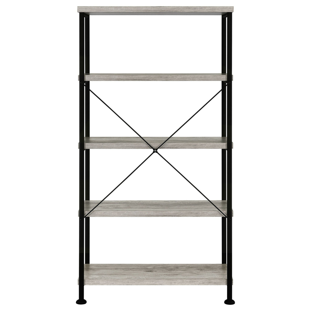 Analiese 63-inch 4-shelf Bookshelf Grey Driftwood