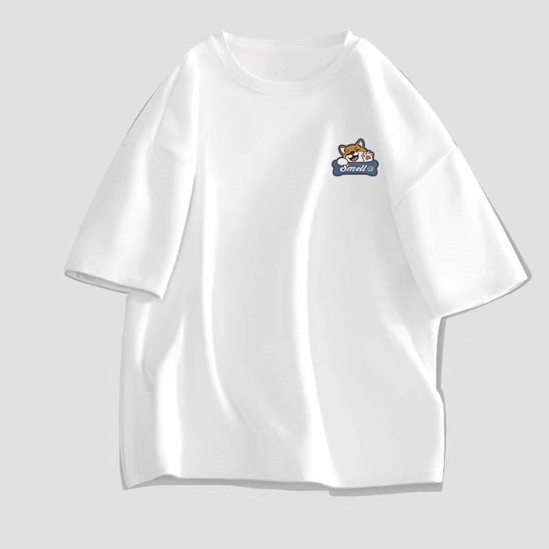 Mens Hong Kong Style Trendy Short Sleeve T Shirt For Summer
