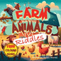 Farm Animals Riddles and Coloring Pages for Kids - Paperback