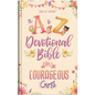 The A to Z Devotional Bible for Courageous Girls: New Life Version - Hardcover