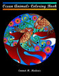 Ocean Animals Coloring Book: For adults teens kids ages 8-10 8-12. Contains mandala coloring pages of underwater ocean sea and marine life. Whale p - Paperback