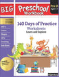 Big Preschool Workbook Ages 3 - 5: 140+ Days of PreK Curriculum Activities, Pre K Prep Learning Resources for 3 Year Olds, Educational Pre School Book - Paperback