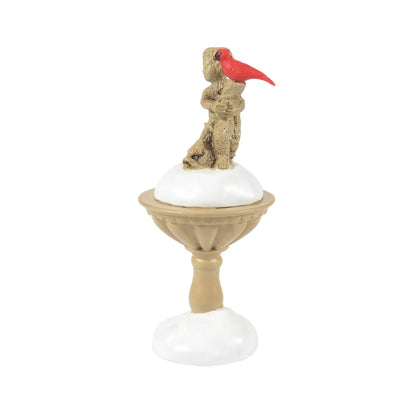 Cardinal Christmas Fountain