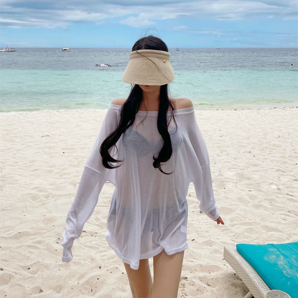 Womens Swimwear Beach Vacation Cover-Up