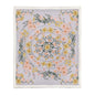 Chinese Floral Flannel Blanket – Soft Printed Throw in Multiple Sizes