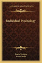 Individual Psychology - Paperback