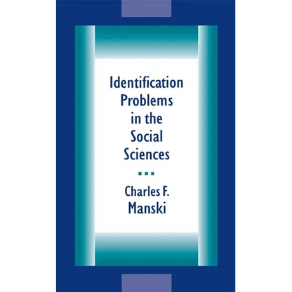 Identification Problems in the Social Sciences - Paperback