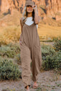 Sleeveless V-Neck Jumpsuit with Pockets