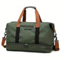Nylon Duffel Bag for Travel – Large Capacity, Foldable, Shoe Compartment – Men & Women