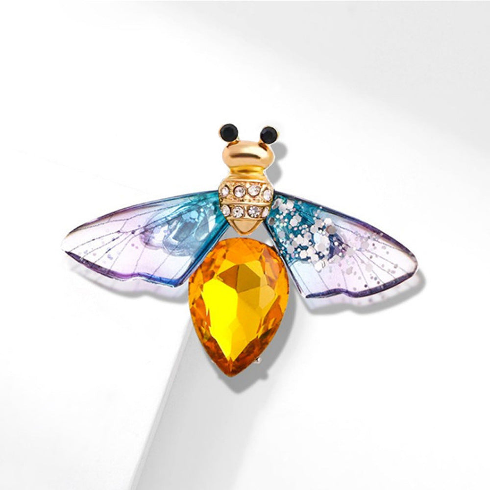 Cute Animal New Style Oil-Drop Bee Brooch