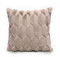 Plush Solid Color Sofa Pillowcase Living Room Cushion