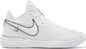 NIKE ZOOM LEBRON NXXT GEN WHITE/METALIC SILVER/BLACK MENS SIZE 9 NM