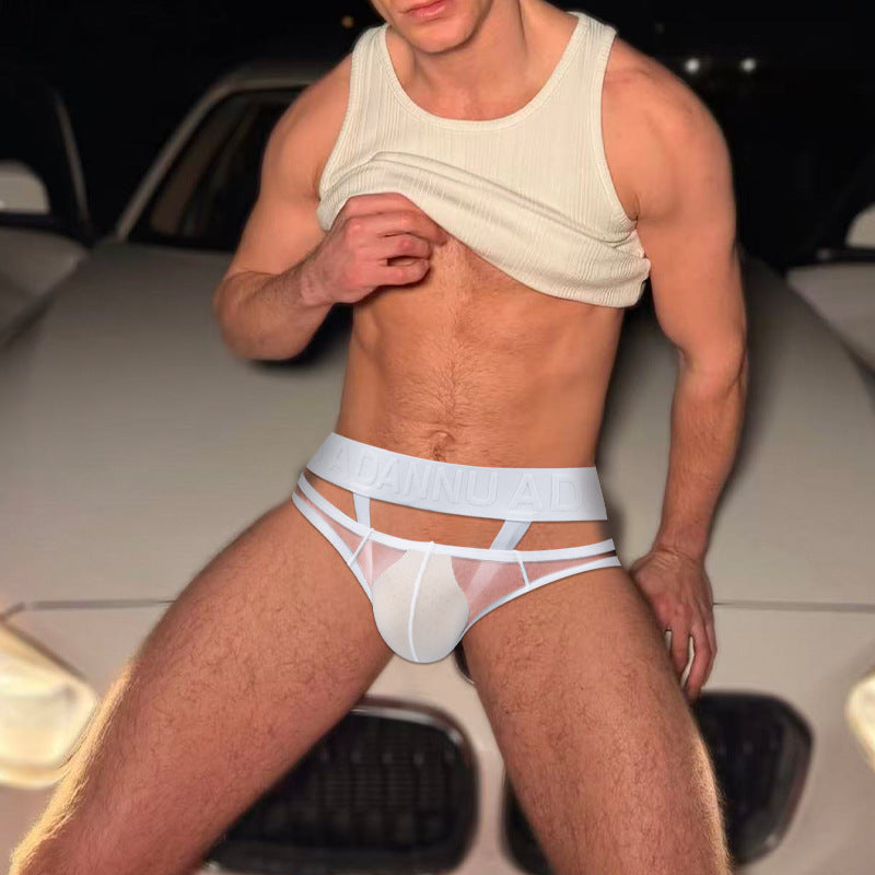 Mens Underwear Sexy Innocent-Yet-Seductive Jockstrap Thong