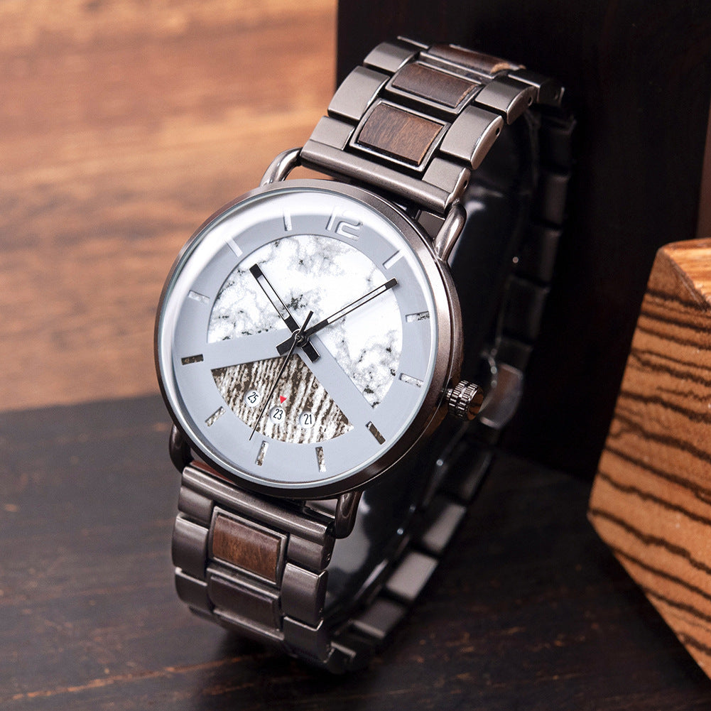 Mens Sporty Wooden Watch R30