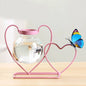 Creative Wrought Iron Table Decoration Hydroponic Vase